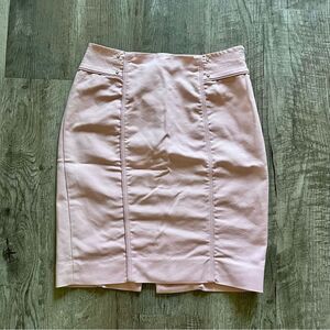 White House Black Market Blush pink Pencil Skirt size 2
